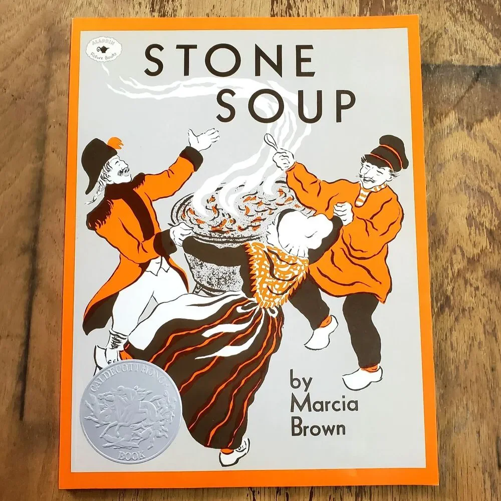 Stone Soup Marcia Brown 1997 Vintage Caldecott Trade Paperback Kids Fiction Book